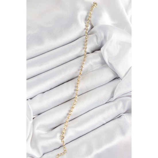 Xuping Pirinç Dorika Model Gold Renk Kadın Bileklik - TJ-BB7476