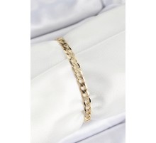 Xuping Pirinç Klasik Ezme Zincir Model Gold Renk Kadın Bileklik - TJ-BB7486