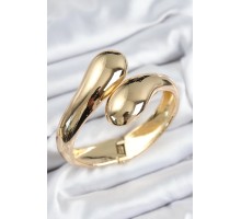 Pirinç Sarmal Model Gold Renk Kadın Kelepçe - TJ-BB7564