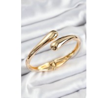 Pirinç Sarmal Model Gold Renk Kadın Kelepçe - TJ-BB7567