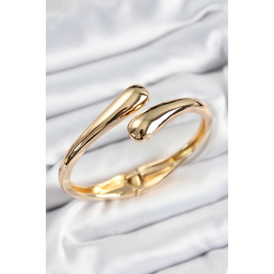 Pirinç Sarmal Model Gold Renk Kadın Kelepçe - TJ-BB7567