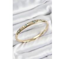 Pirinç Zirkon Taşlı Kelebek Model Gold Renk Kadın Kelepçe - TJ-BB7568