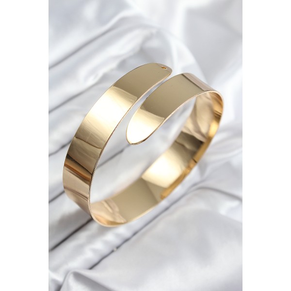 Pirinç Sarmal Model Gold Renk Pazu Bileklik - TJ-BB7615