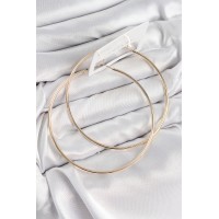 Pirinç Halka Model Gold Renk Kadın Küpe TJ-BKP11037