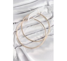 Pirinç Halka Model Gold Renk Kadın Küpe - TJ-BKP11037