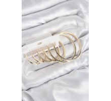 Pirinç Halka Model Gold Renk Kadın Set Küpe - TJ-BKP11051