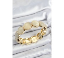 Pirinç Vintage Model Gold Renk Lastikli Kadın Bileklik - TJ-BB7648