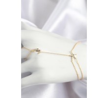 Pirinç Zirkon Taşlı Deniz Atı Ve Yıldız Model Gold Renk Şahmeran - TJ-SN713