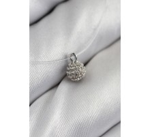 Misineli Topcuk Model Gümüş Renk Hayalet Kolye - TJ-BKO10502