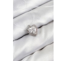 Misineli Kalp Model Gümüş Renk Hayalet Kolye - TJ-BKO10503