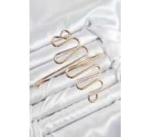 Pirinç Kıvrımlı Model Gold Renk Kadın Pazu Bileklik - TJ-BB7795