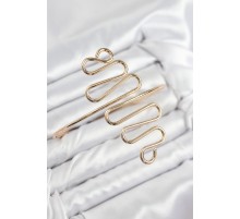 Pirinç Kıvrımlı Model Gold Renk Kadın Pazu Bileklik - TJ-BB7795