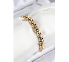 316L Çelik Halat Zincir Model Gold Renk Kadın Bileklik - TJ-BB7830