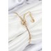 316L Çelik Topcuk Model Gold Renk Kadın Bileklik - TJ-BB7845