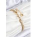 316L Çelik Örgü Zincir Model Gold Renk Kadın Bileklik - TJ-BB7839