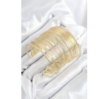Pirinç Tel Sarma Model Gold Renk Kadın Bileklilk - TJ-BB7895