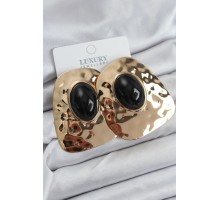 Pirinç Gold Renk Vintage Kadın Küpe - TJ-BKP11223