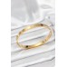 316L Çelik Gold Renk 65 mm Kadın Kelepçe Bileklik - TJ-BB7912