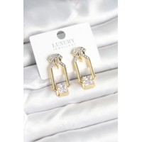 Pirinç Gold Renk Vintage Kadın Küpe TJ-BKP11239