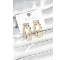 Pirinç Gold Renk Vintage Kadın Küpe - TJ-BKP11239