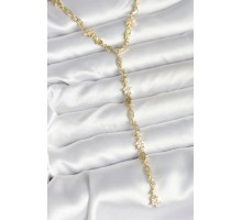 Pirinç Gold Renk Kadın Manifest Kolye - TJ-BKO10599