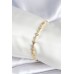 Pirinç Gold Renk Yelpaze Model Kadın Bileklik - TJ-BB7964
