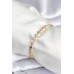 Pirinç Gold Renk Yıldız Model Kadın Bileklik - TJ-BB7968