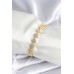 Pirinç Gold Renk Yıldız Model Kadın Bileklik - TJ-BB7980