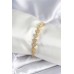 Pirinç Gold Renk Kalp Model Kadın Bileklik - TJ-BB7982