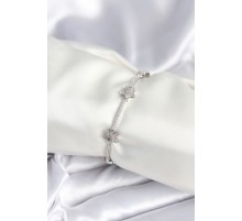 Pirinç Gümüş Renk Yıldız Model Kadın Bileklik - TJ-BB7985