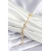 Pirinç Gold Renk Yıldız Model Kadın Bileklik - TJ-BB7986