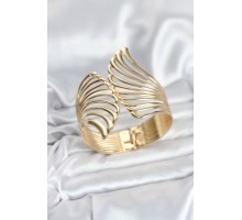 Pirinç Gold Renk Vintage Kadın Bileklik - TJ-BB8066