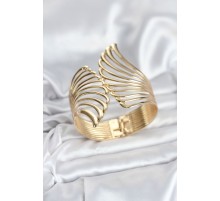 Pirinç Gold Renk Vintage Kadın Bileklik - TJ-BB8066