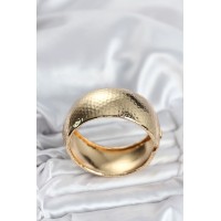 Pirinç Gold Renk Bombeli Vintage Kadın Bileklik TJ-BB8067