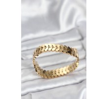 316L Çelik Başak Model Kadın Kelepçe Bileklik - TJ-BB8070