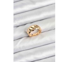 Gold Renk Bombeli Sarmal Yüzük - TJ-BYK3908