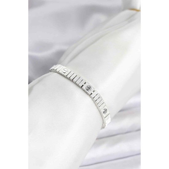 Gümüş Renk VIP Seri Bileklik - TJ-BB8077