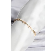 Yıldız Model Gold Renk Pirinç Bileklik - TJ-BB8081