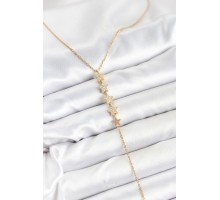 316L Çelik Zincir Gold Renk Yıldız Model Y Kolye - TJ-BKO10660