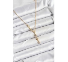 316L Çelik Zincir Gold Renk Kutup Yıldızı Model Kadın Kolye - TJ-BKO10664