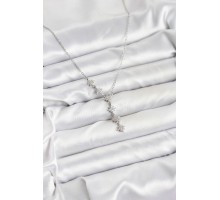 316L Çelik Zincir Gümüş Renk Kutup Yıldızı Model Kadın Kolye - TJ-BKO10665