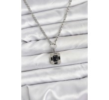 316L Çelik Zincir Gümüş Renk Vintage Model Kadın Kolye - TJ-BKO10686