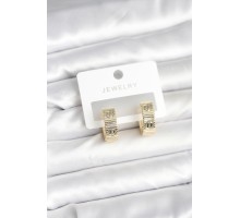 Pirinç Gold Renk Halka Kadın Küpe - TJ-BKP11381