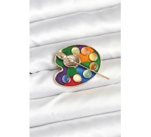 Ressam Paleti Model Broş - TJ-BR464