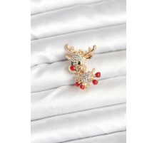 Noel Geyiği Model Yılbaşı Temalı Broş - TJ-BR472