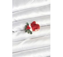 Kırmızı Model Yılbaşı Temalı Broş - TJ-BR473