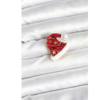 Kırmızı Şapka Model Yılbaşı Temalı Broş - TJ-BR475