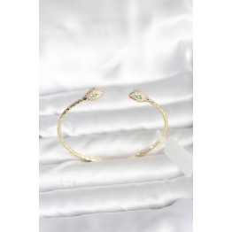 Pirinç Gold Renk Yılan Model Bileklik TJ-BB8088