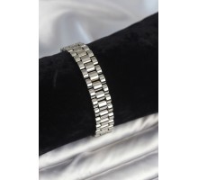 316L Çelik Gümüş Renk 12 mm Kalınlık Erkek Bileklik - TJ-EB3777