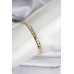14K Gold Renk Kaplama Ezme Zincir Model Kadın Bileklik - TJ-BB8116